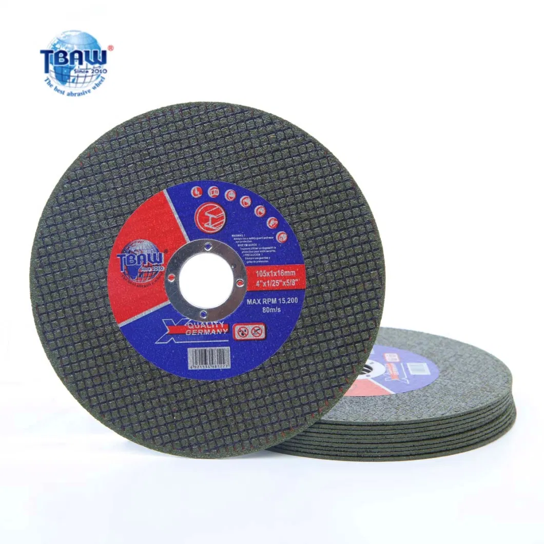 105mm, 115mm, 125mm Abrasive Cutting Discs for Metal/Stainless Cutting