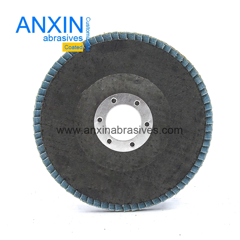 4inch 100mm Blue Ceramic Abrasive Sanding Flap Disc for Polishing