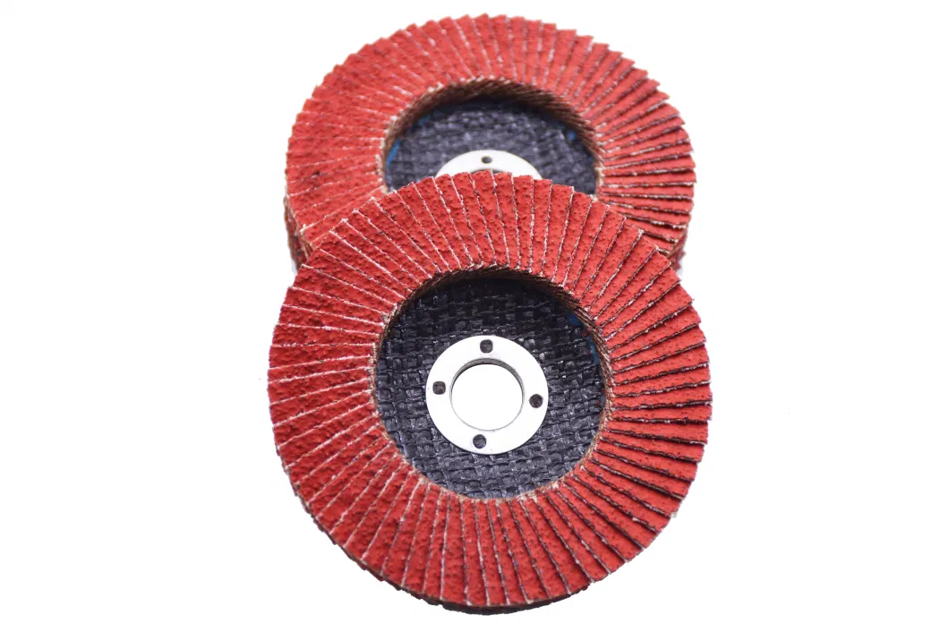 High Sharpness Ceramic Grain Flap Disc with Factory Price for Wood Metal Alloy Stainless Steel Polishing