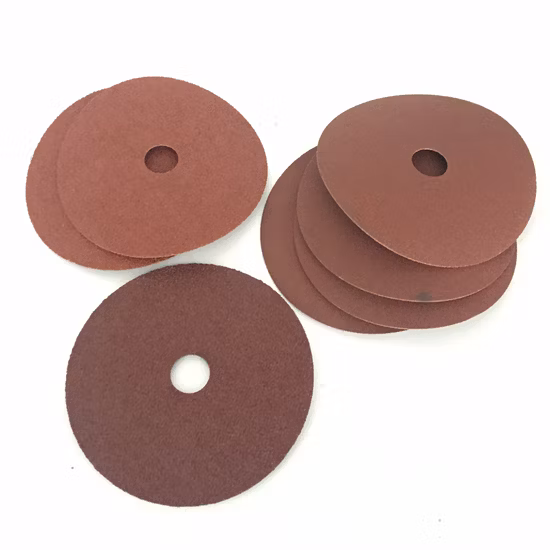 Disco de fibra para lijado y rectificado vulcanizado con abrasivo cerámico, alúmina fundida de circonio, óxido de aluminio y carburo de silicio