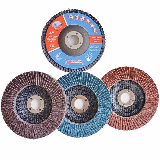 Discos de láminas de grano 60 de óxido de aluminio de 100 mm